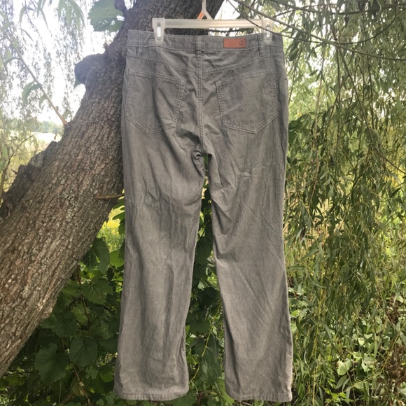 🍂5/30$!! EUC Land’s End Grey Corduroy Bootcut Pants - Picture 6 of 10
